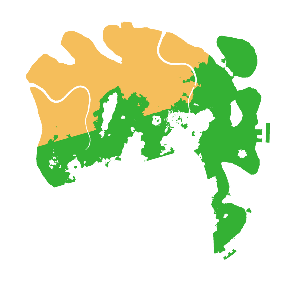 Biome Rust Map: Procedural Map, Size: 3000, Seed: 1968039791