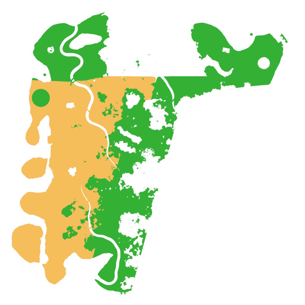 Biome Rust Map: Procedural Map, Size: 4500, Seed: 102612416