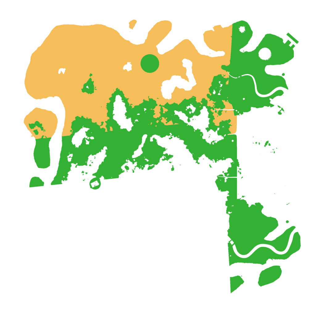 Biome Rust Map: Procedural Map, Size: 4500, Seed: 774238876