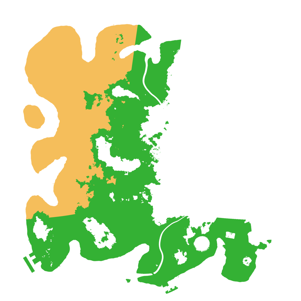 Biome Rust Map: Procedural Map, Size: 3500, Seed: 955564891