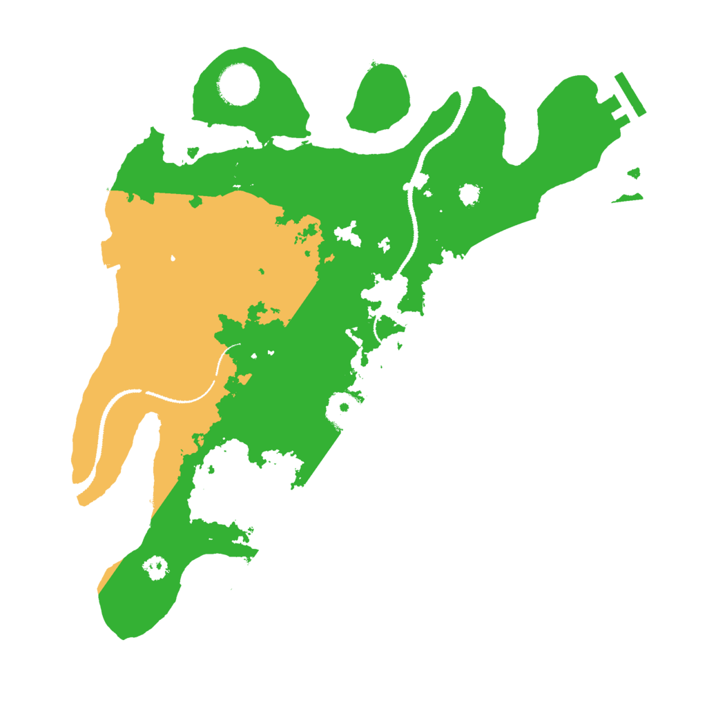 Biome Rust Map: Procedural Map, Size: 3000, Seed: 12639