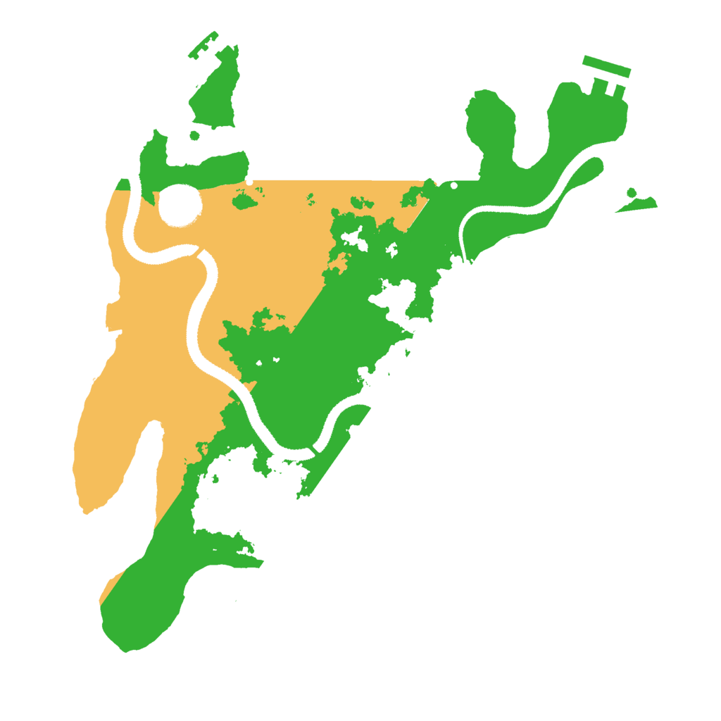 Biome Rust Map: Procedural Map, Size: 3000, Seed: 12639