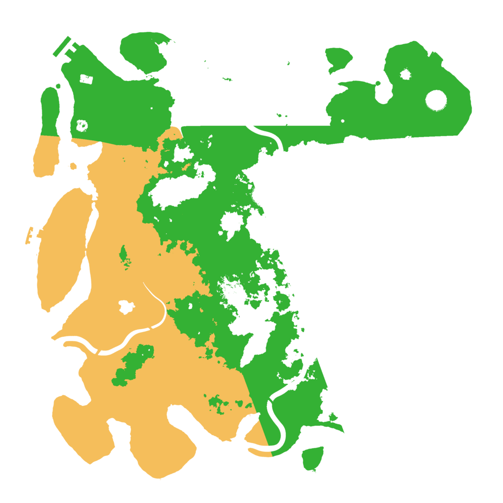 Biome Rust Map: Procedural Map, Size: 4250, Seed: 1561351968