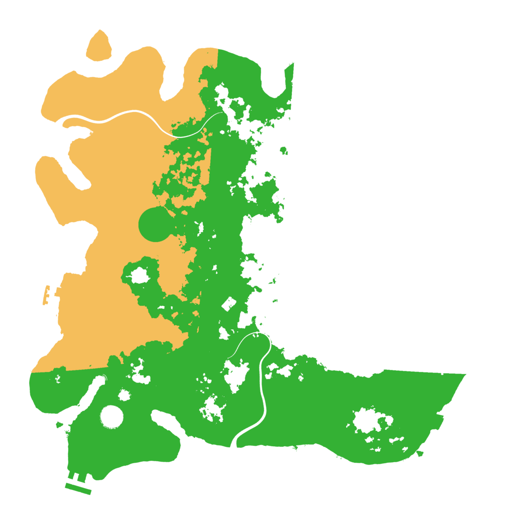 Biome Rust Map: Procedural Map, Size: 3900, Seed: 11631769