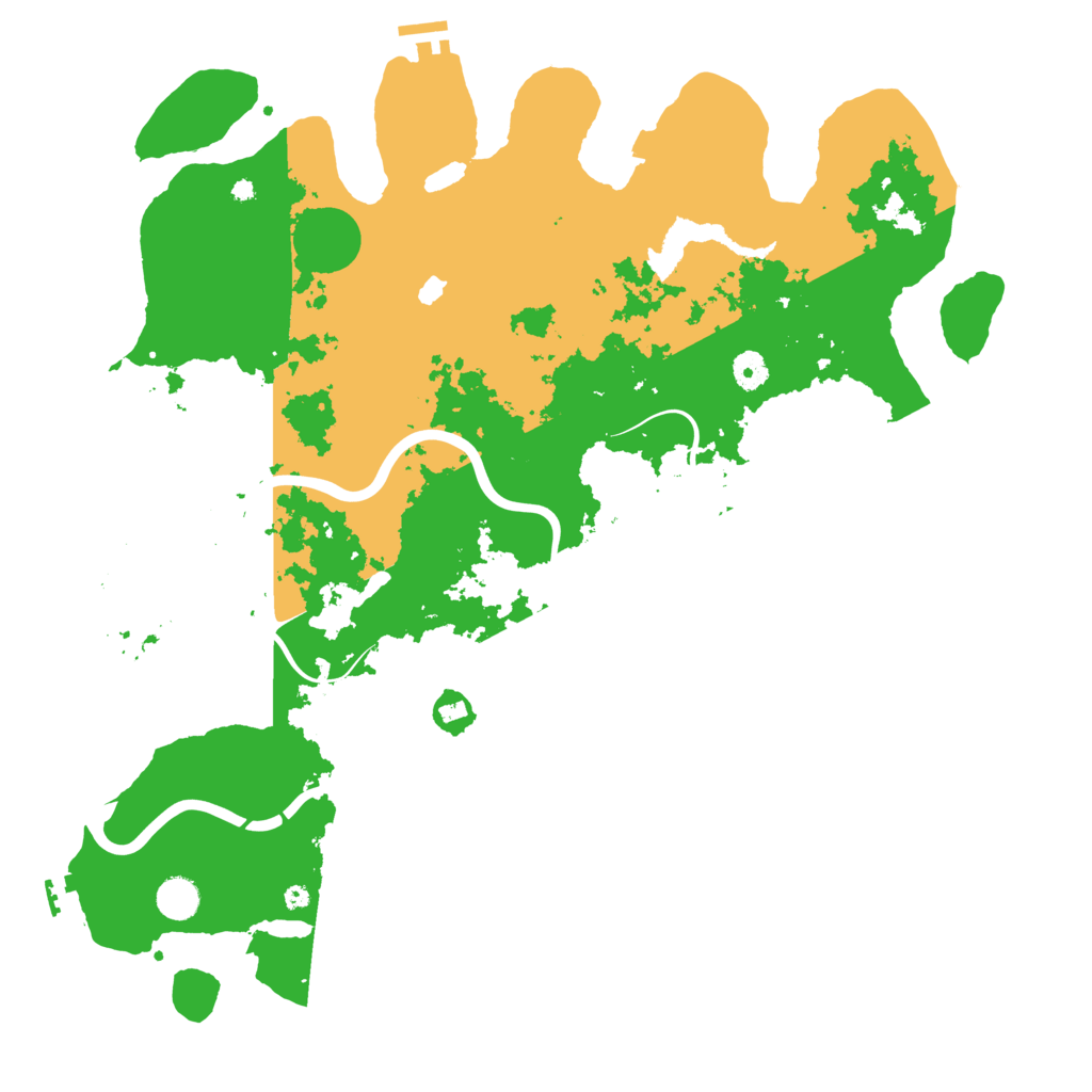 Biome Rust Map: Procedural Map, Size: 4480, Seed: 481981