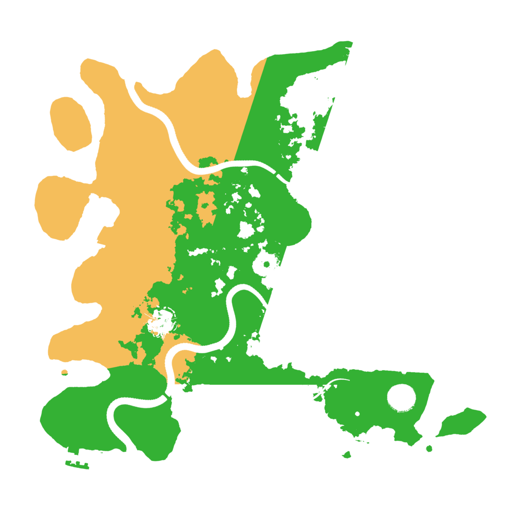 Biome Rust Map: Procedural Map, Size: 3250, Seed: 675674446