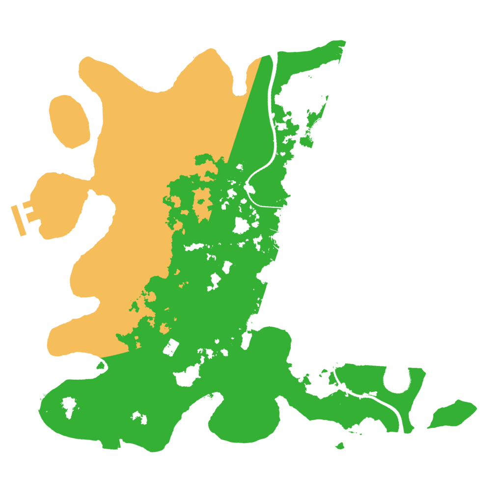 Biome Rust Map: Procedural Map, Size: 3250, Seed: 675674446