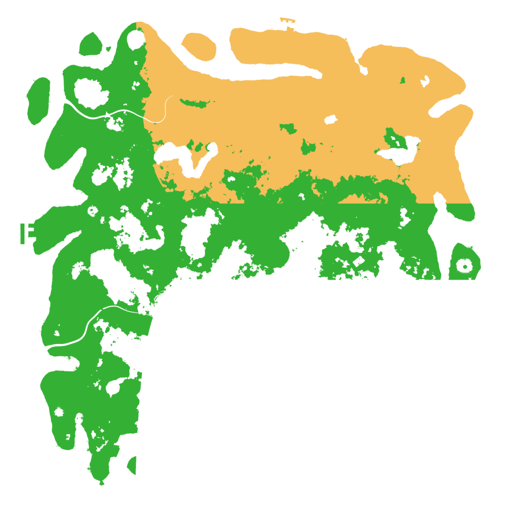 Biome Rust Map: Procedural Map, Size: 5000, Seed: 778347516