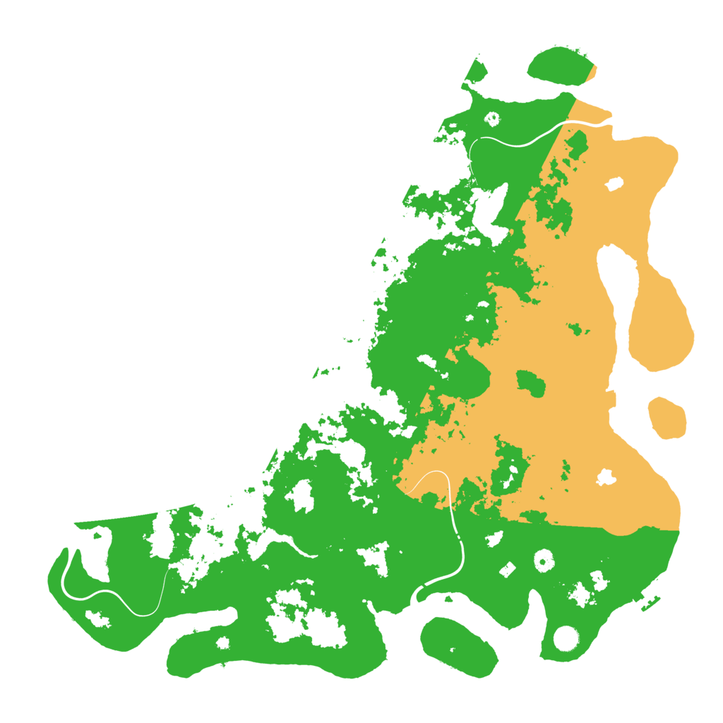 Biome Rust Map: Procedural Map, Size: 5000, Seed: 1750541673