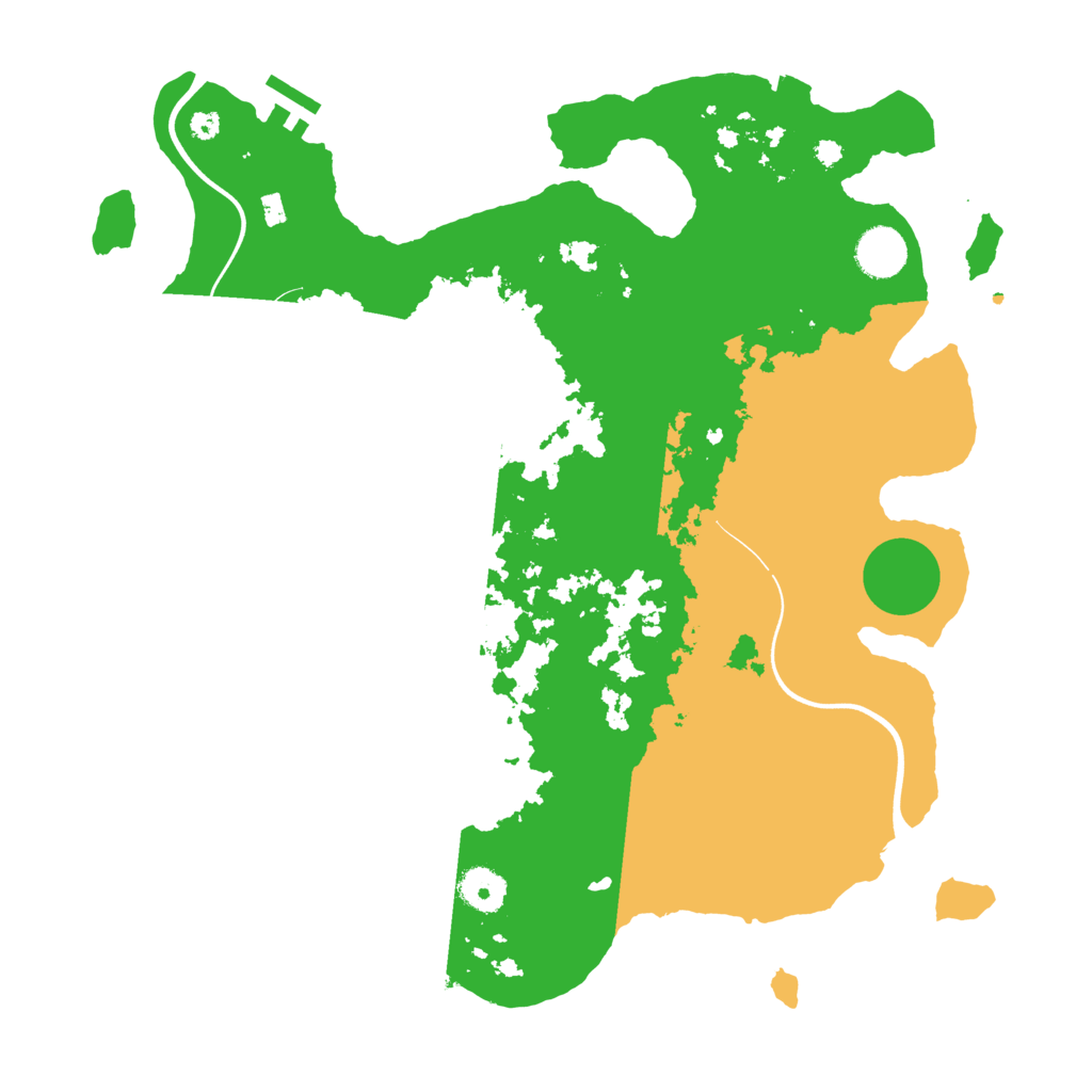 Biome Rust Map: Procedural Map, Size: 3750, Seed: 908859