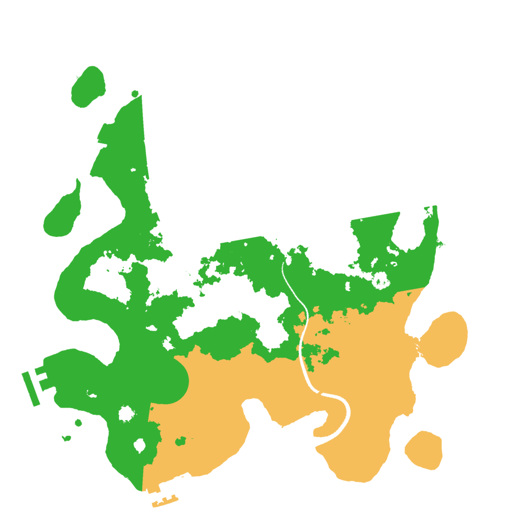 Biome Rust Map: Procedural Map, Size: 3000, Seed: 23418