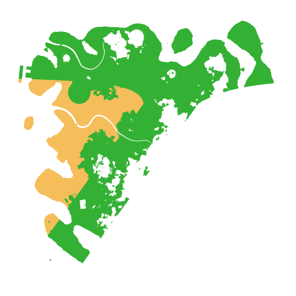 Biome Rust Map: Procedural Map, Size: 3500, Seed: 337444552