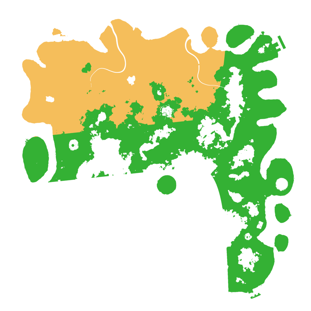 Biome Rust Map: Procedural Map, Size: 4500, Seed: 1802243465