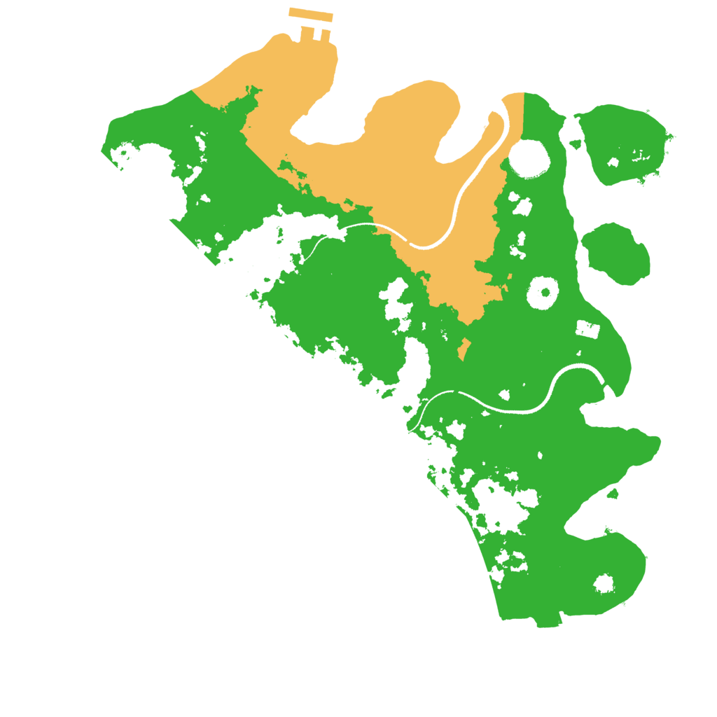 Biome Rust Map: Procedural Map, Size: 3300, Seed: 1373504908