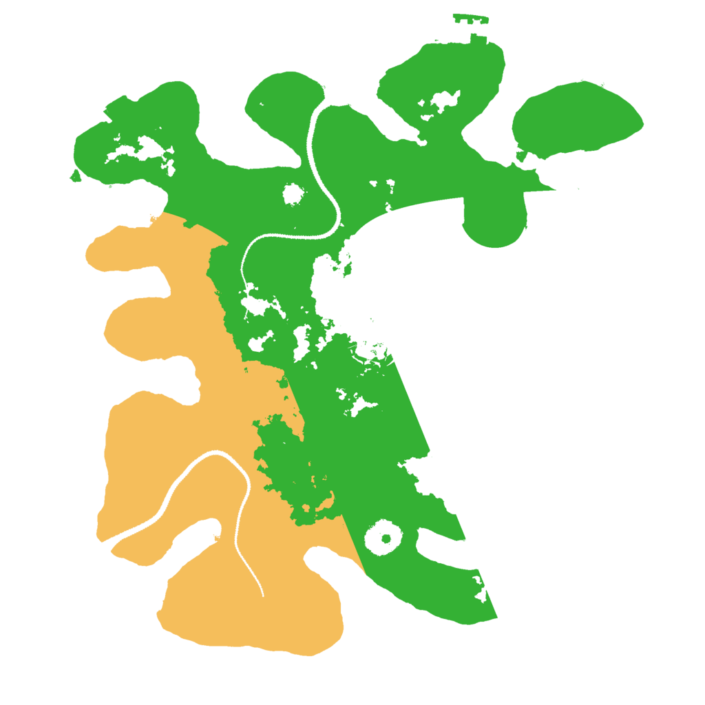 Biome Rust Map: Procedural Map, Size: 3000, Seed: 1063795714