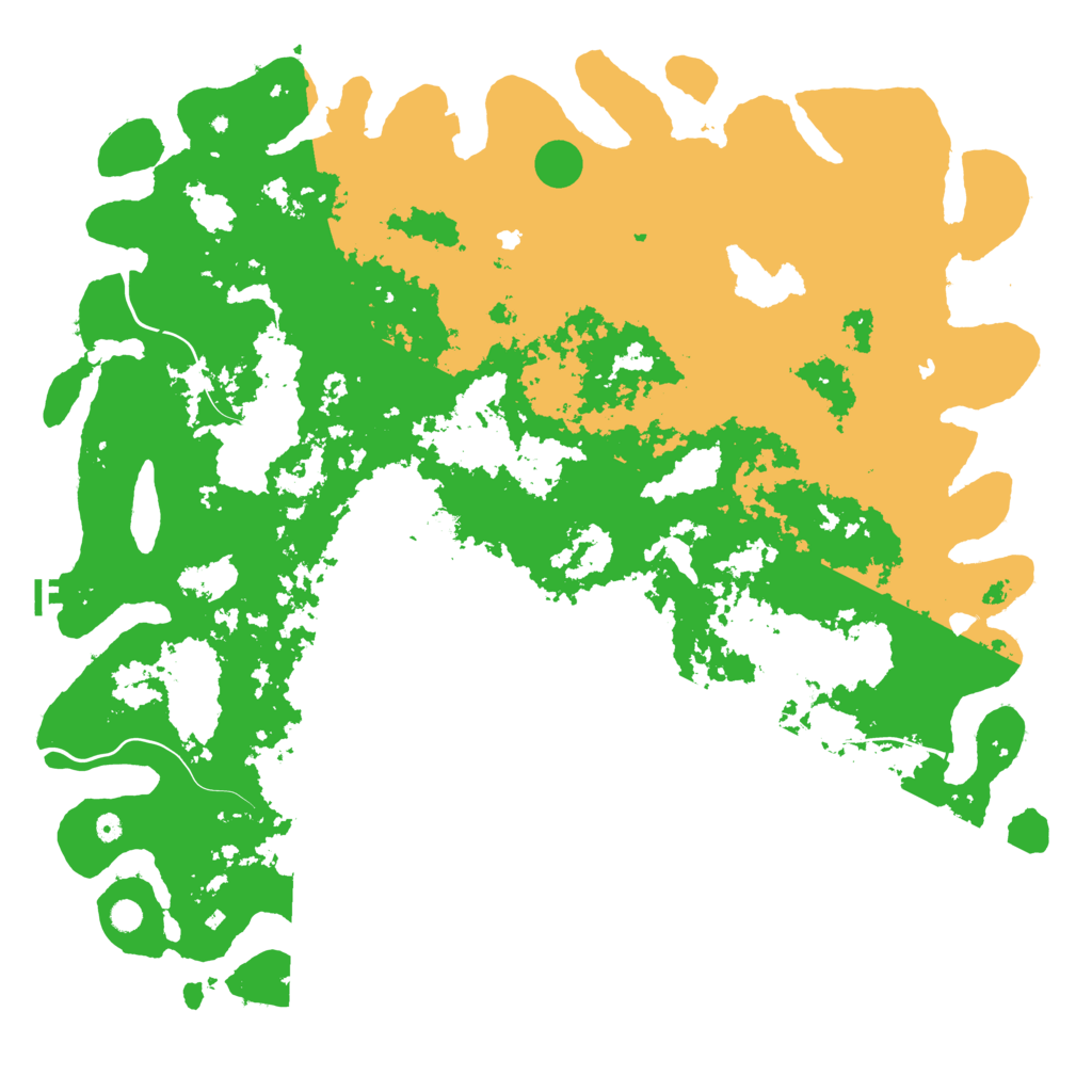 Biome Rust Map: Procedural Map, Size: 6000, Seed: 5648