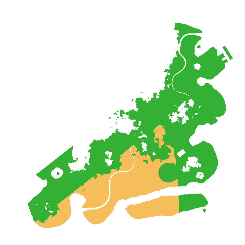 Biome Rust Map: Procedural Map, Size: 3300, Seed: 761787131