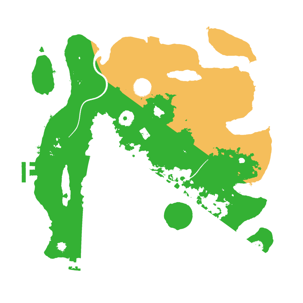 Biome Rust Map: Procedural Map, Size: 3000, Seed: 20459