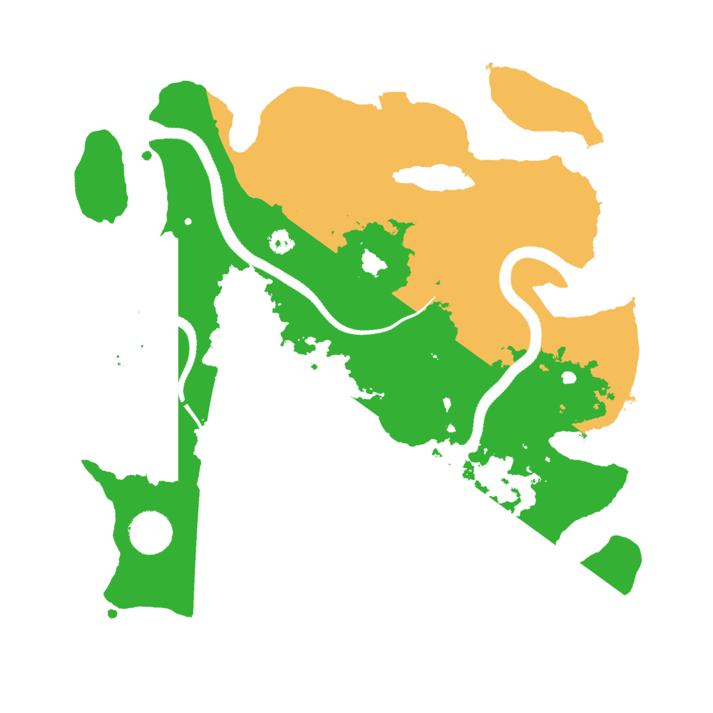 Biome Rust Map: Procedural Map, Size: 3000, Seed: 20459