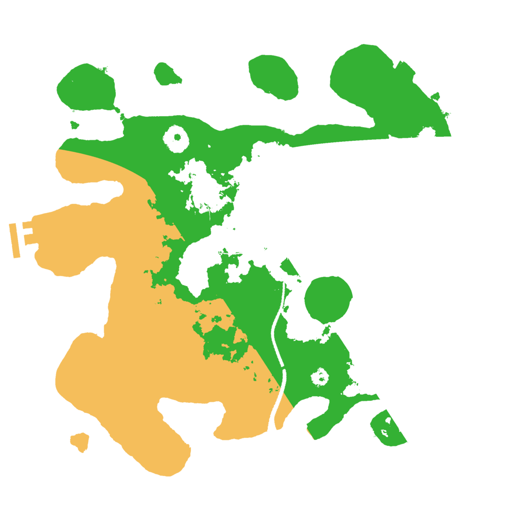 Biome Rust Map: Procedural Map, Size: 3000, Seed: 527204791