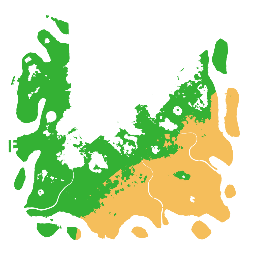 Biome Rust Map: Procedural Map, Size: 4300, Seed: 4734