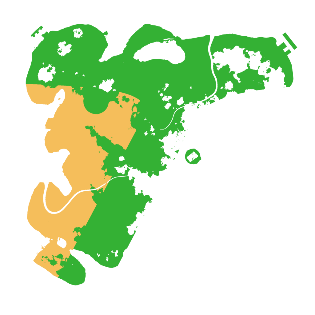 Biome Rust Map: Procedural Map, Size: 3300, Seed: 918401079