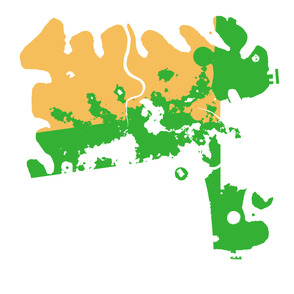 Biome Rust Map: Procedural Map, Size: 4000, Seed: 467895