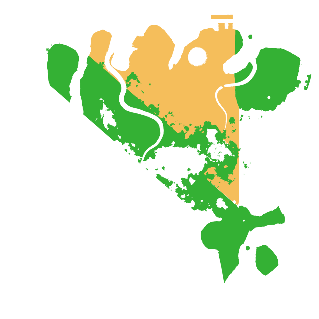 Biome Rust Map: Procedural Map, Size: 3000, Seed: 26477