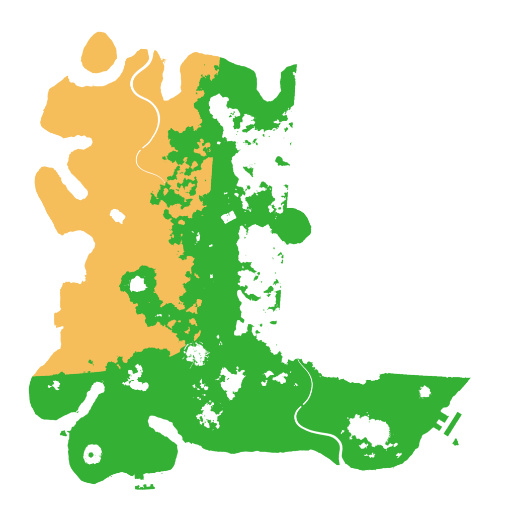 Biome Rust Map: Procedural Map, Size: 4000, Seed: 11631769