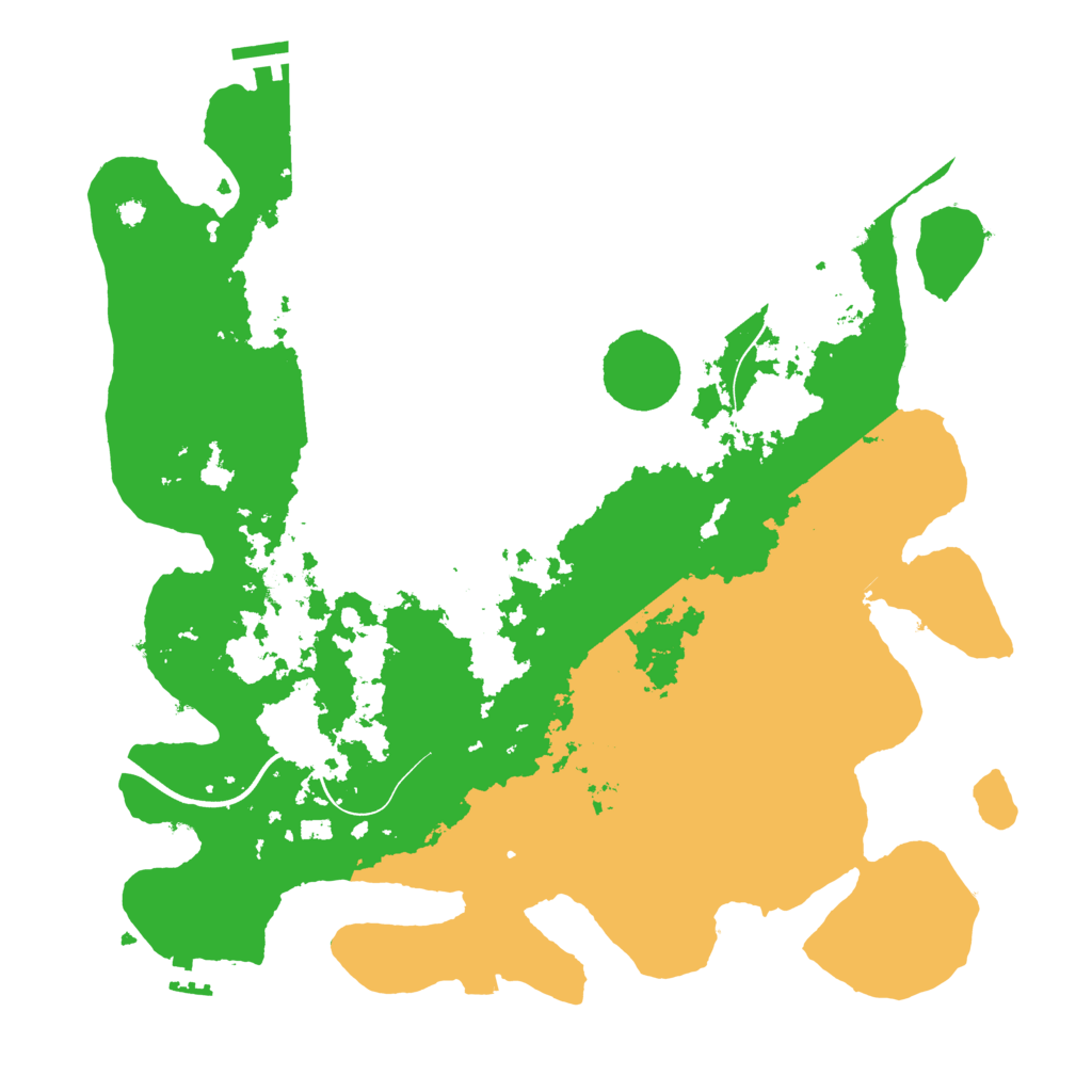 Biome Rust Map: Procedural Map, Size: 3800, Seed: 12522374