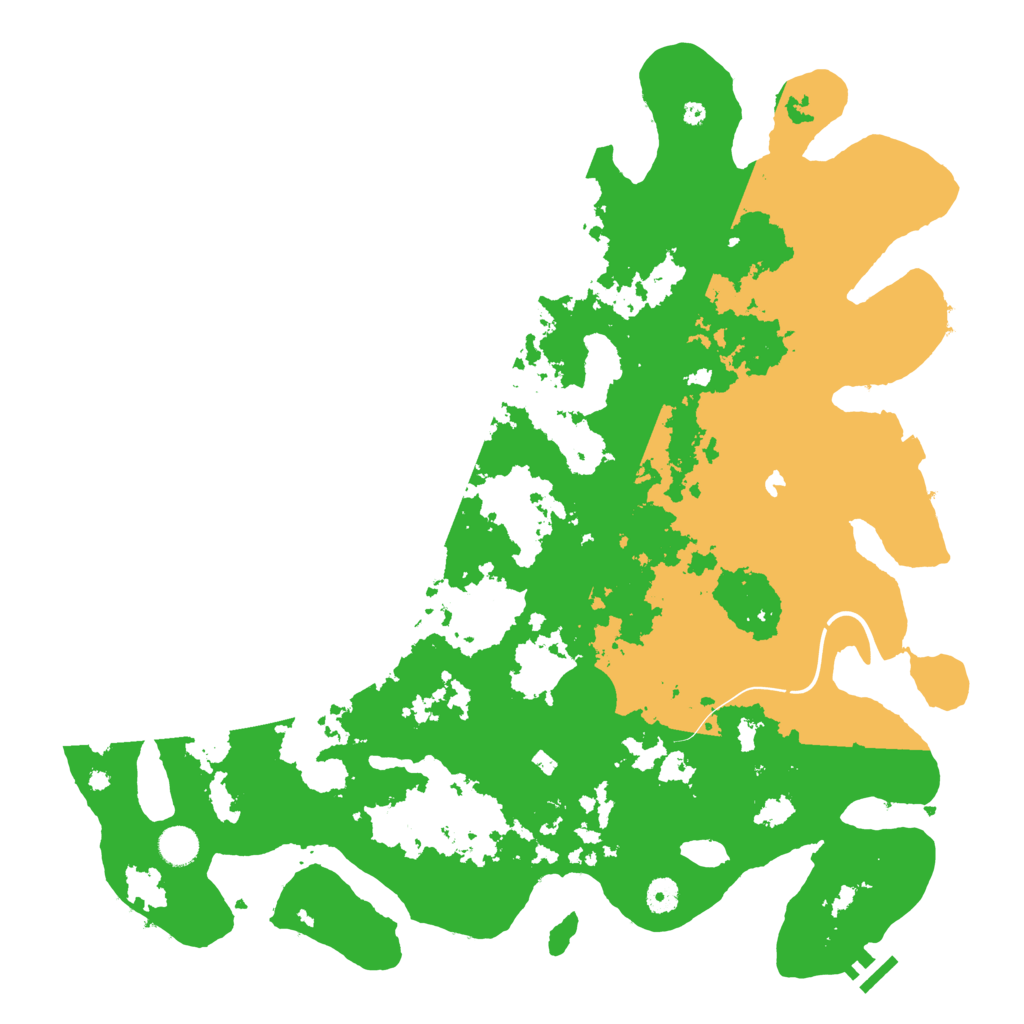 Biome Rust Map: Procedural Map, Size: 4500, Seed: 2133681606