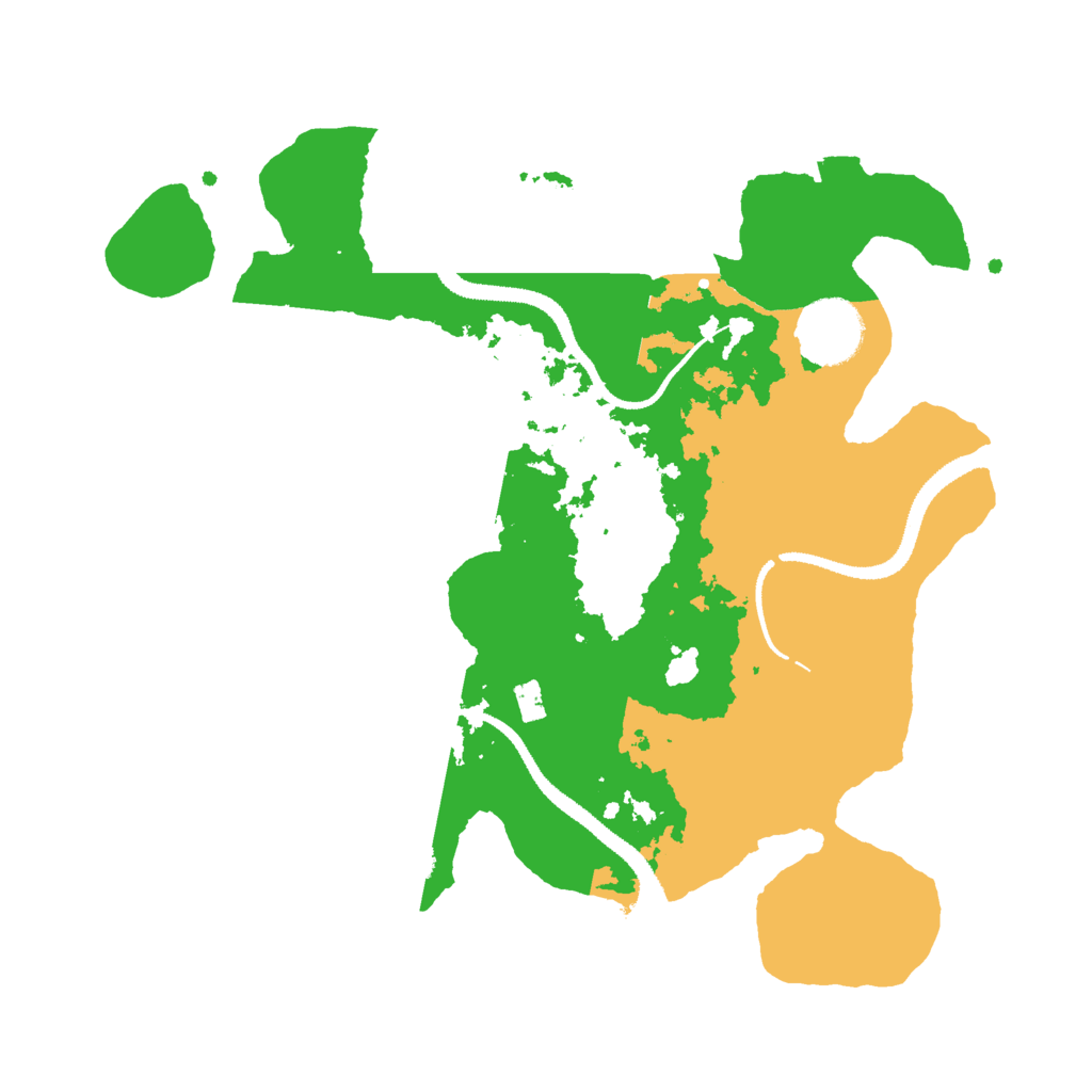 Biome Rust Map: Procedural Map, Size: 3000, Seed: 45344