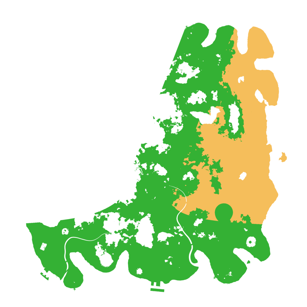 Biome Rust Map: Procedural Map, Size: 4500, Seed: 767224325