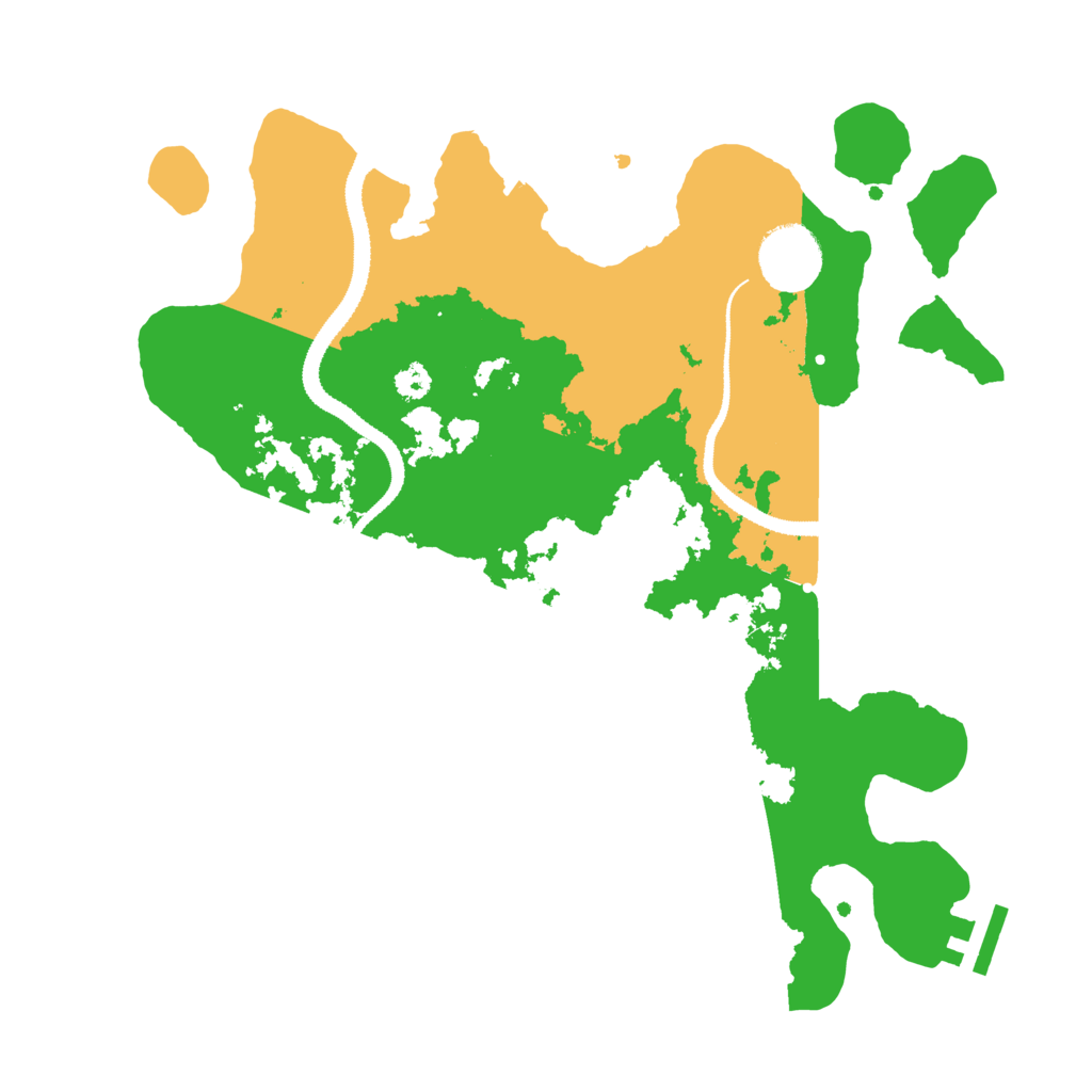 Biome Rust Map: Procedural Map, Size: 3100, Seed: 1159