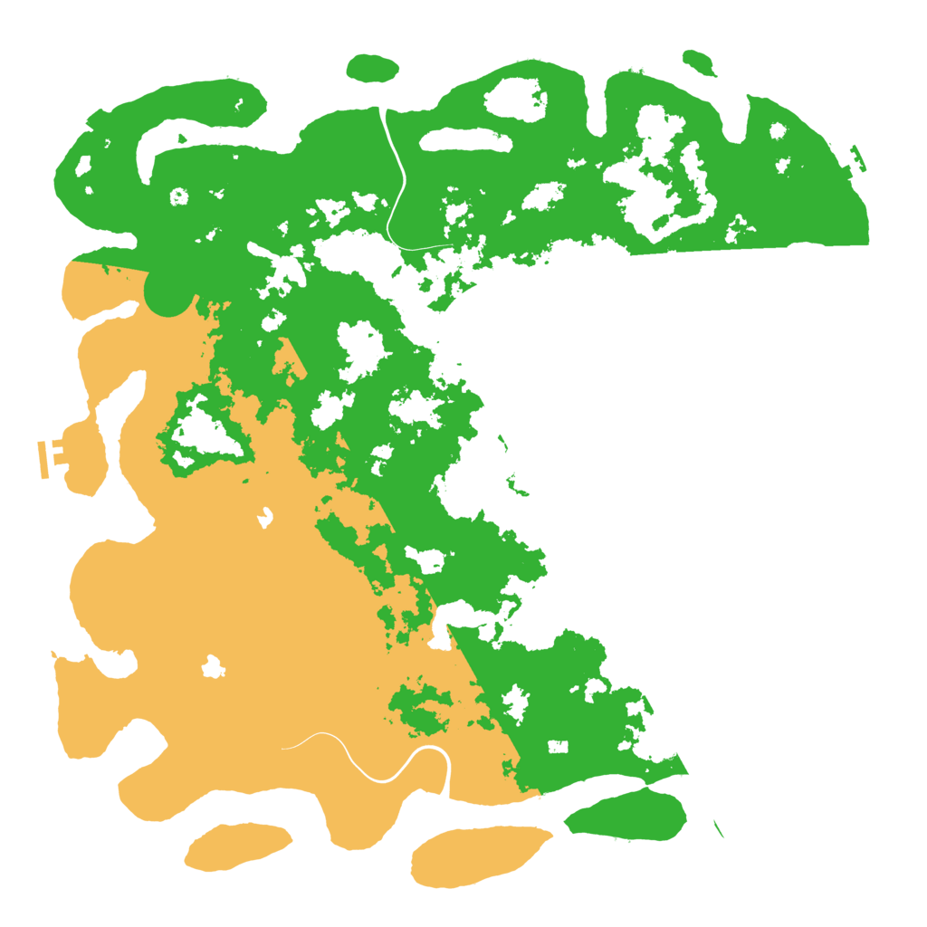 Biome Rust Map: Procedural Map, Size: 5000, Seed: 483951225