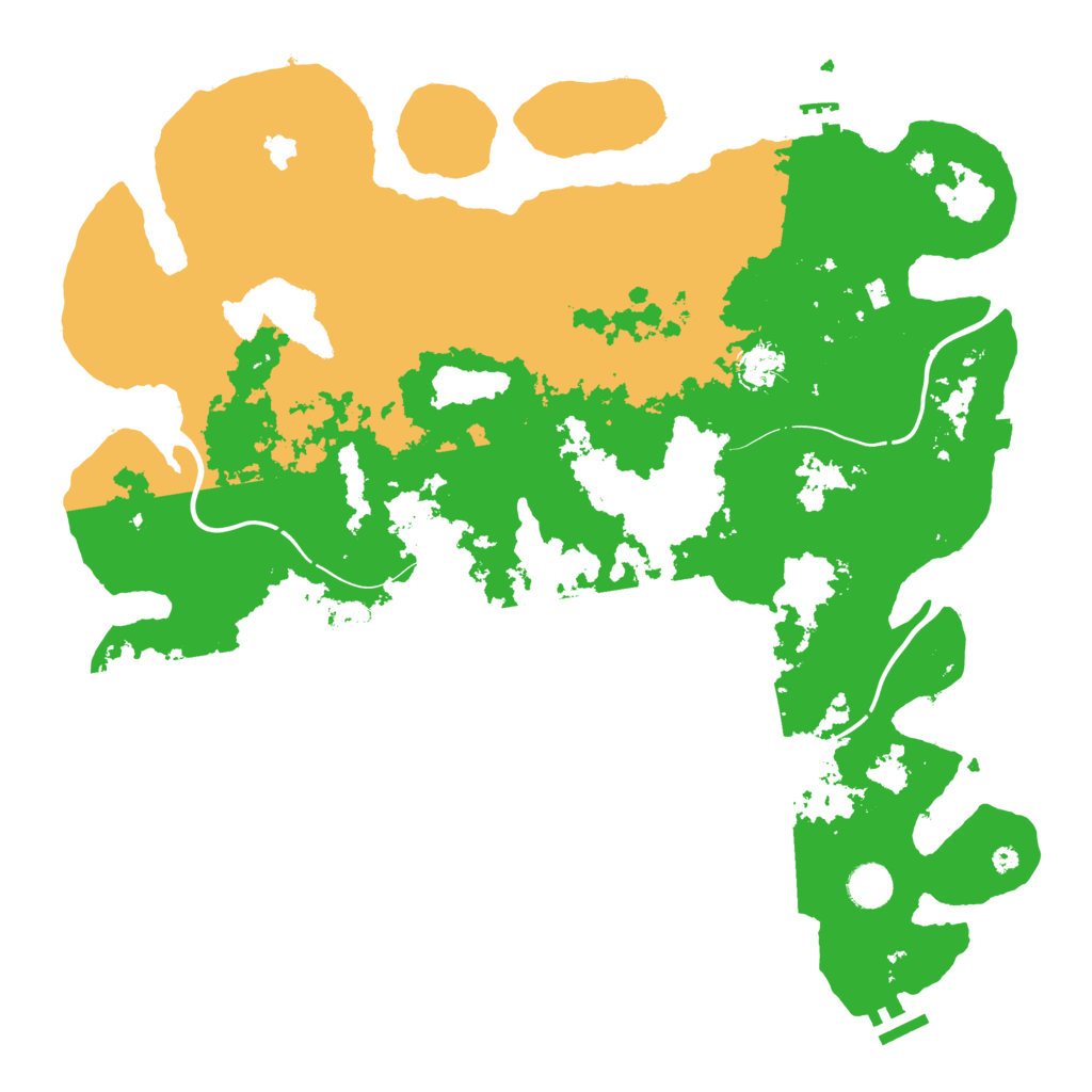 Biome Rust Map: Procedural Map, Size: 4250, Seed: 317089471