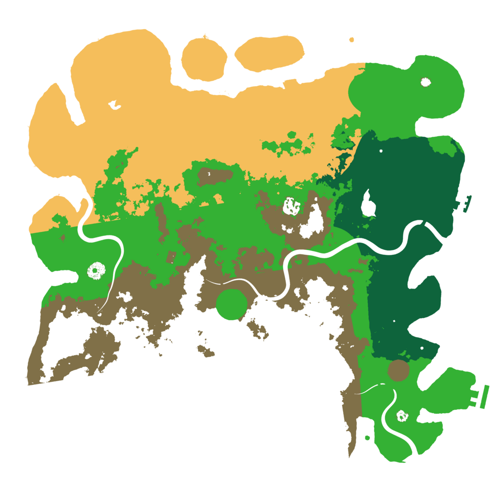 Biome Rust Map: Procedural Map, Size: 4250, Seed: 317089471
