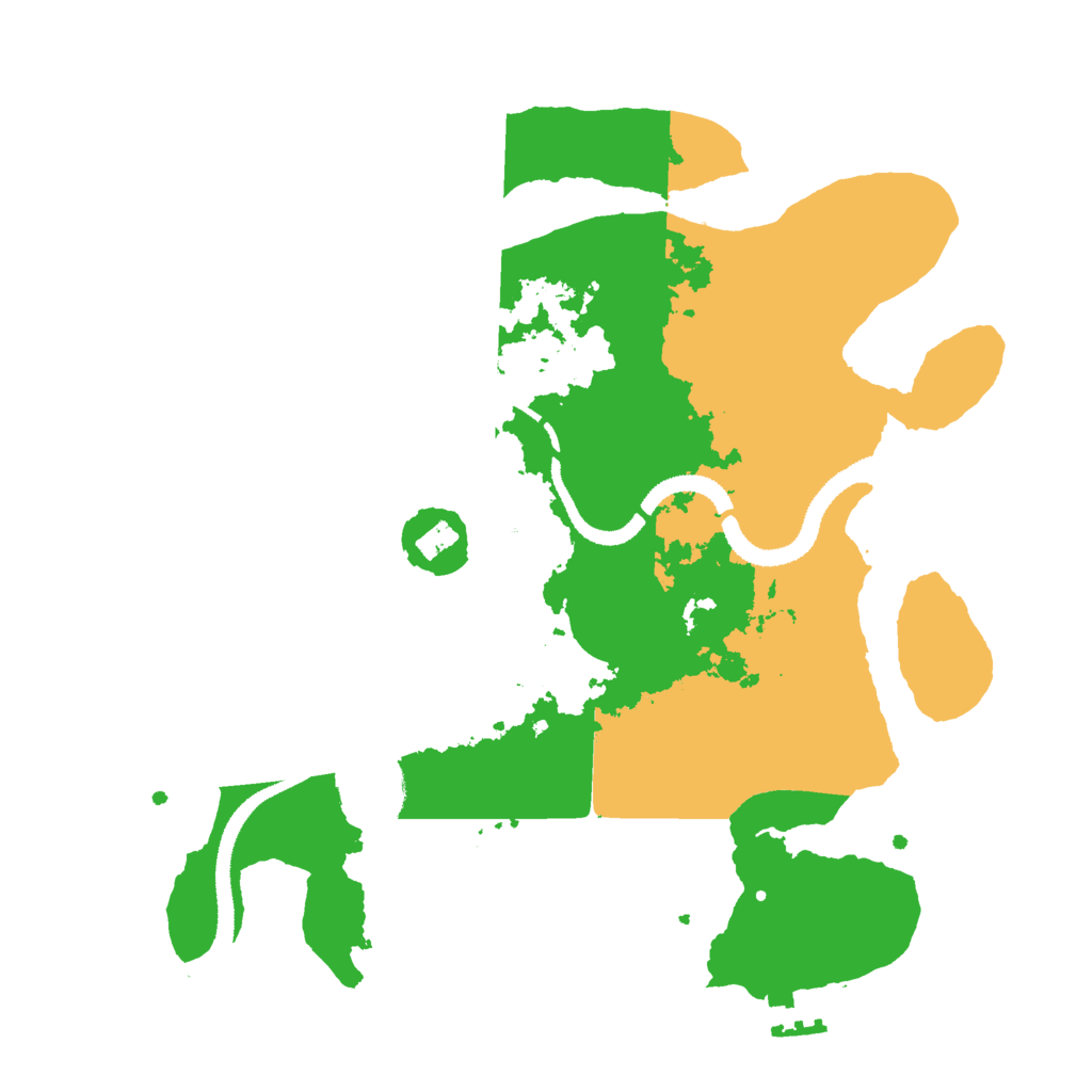 Biome Rust Map: Procedural Map, Size: 3000, Seed: 1921148248