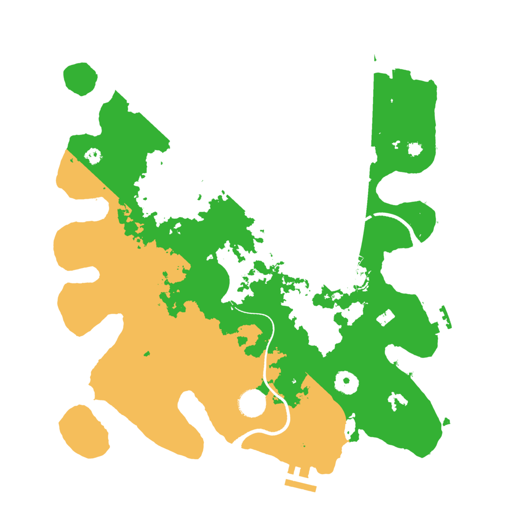 Biome Rust Map: Procedural Map, Size: 3250, Seed: 45865