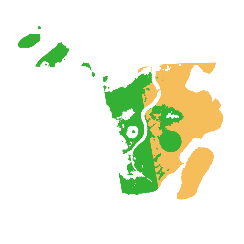 Biome Rust Map: Procedural Map, Size: 3000, Seed: 9354708