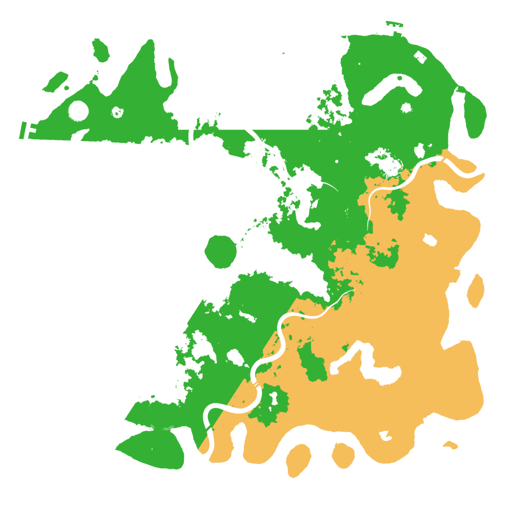 Biome Rust Map: Procedural Map, Size: 4500, Seed: 651240