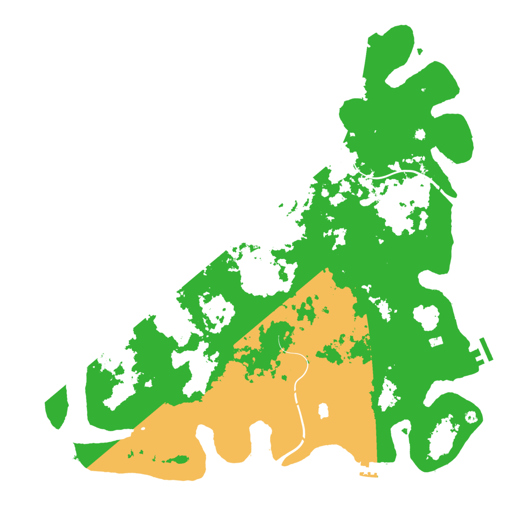 Biome Rust Map: Procedural Map, Size: 4250, Seed: 579527255