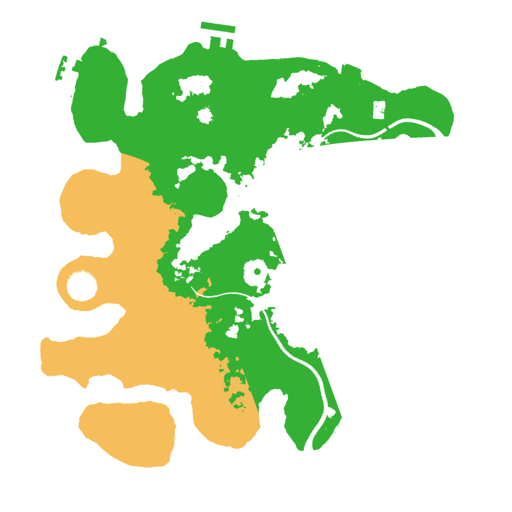 Biome Rust Map: Procedural Map, Size: 3000, Seed: 1634388178