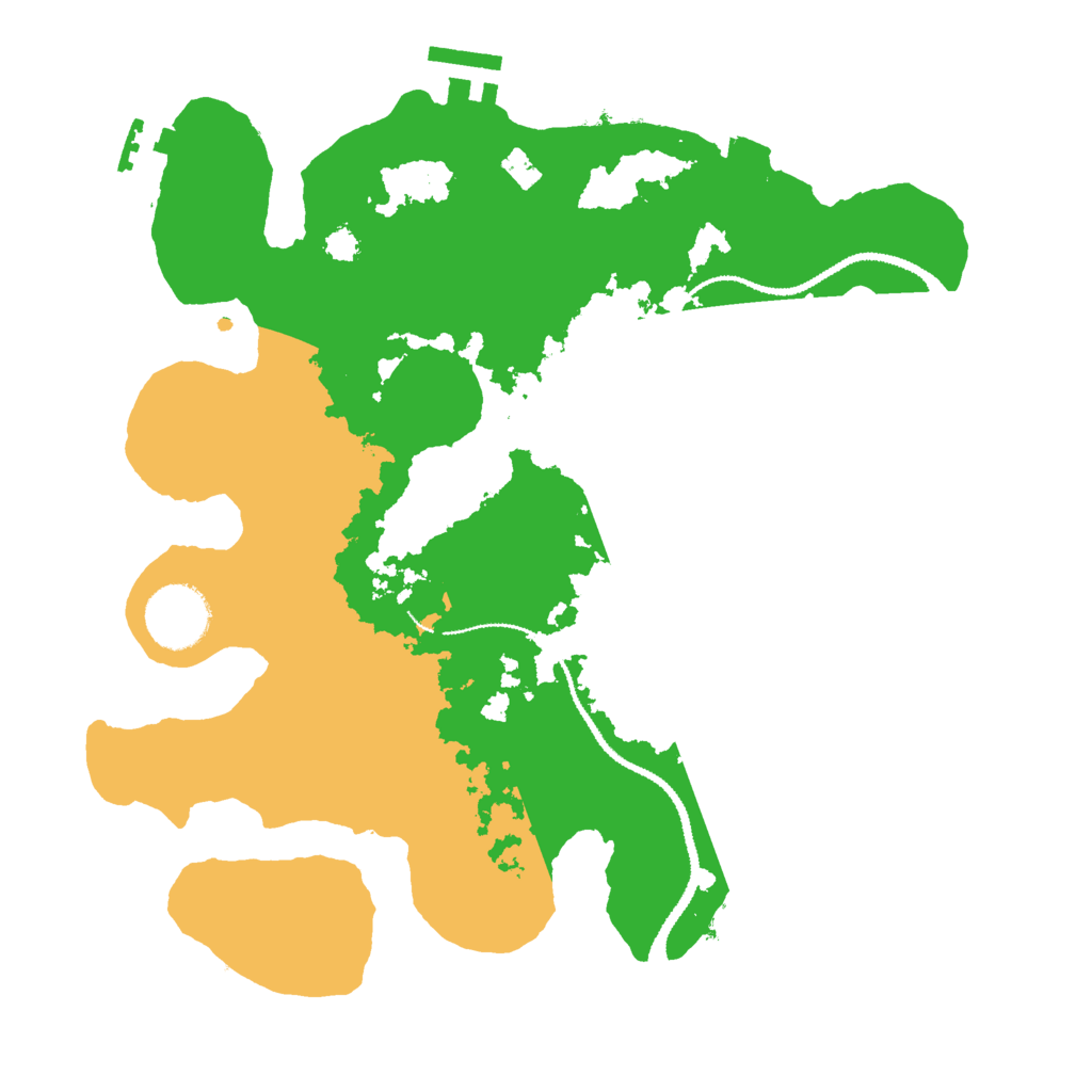Biome Rust Map: Procedural Map, Size: 3000, Seed: 1634388178