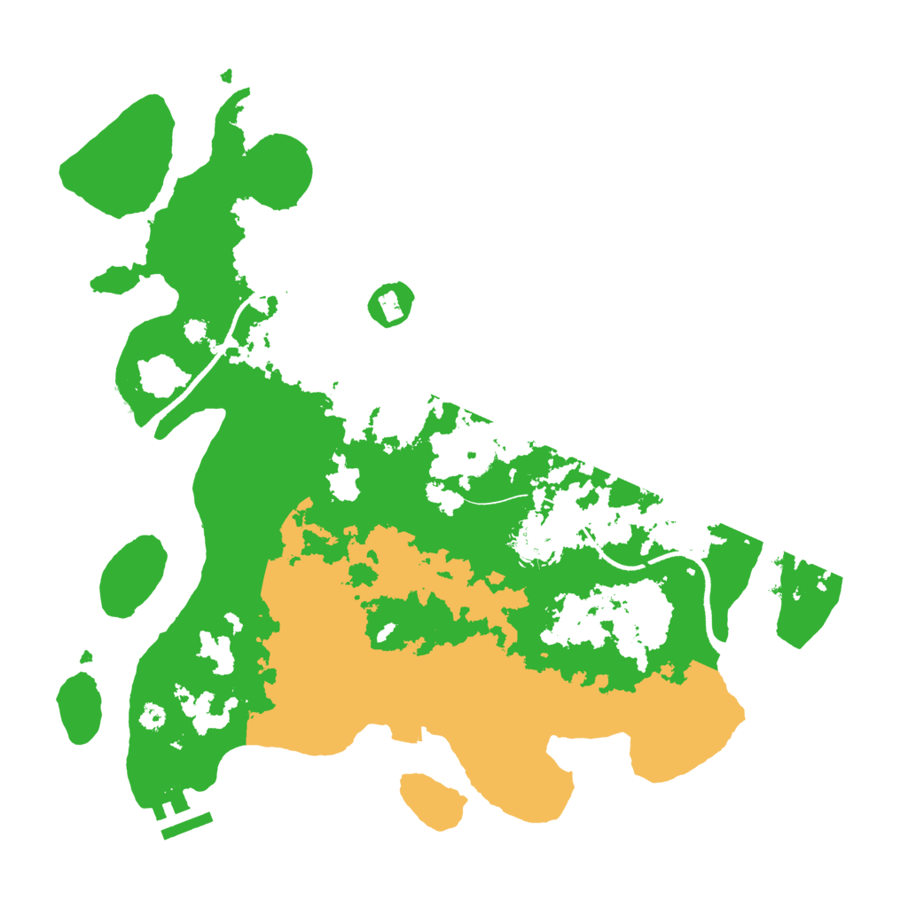 Biome Rust Map: Procedural Map, Size: 3500, Seed: 2107209078