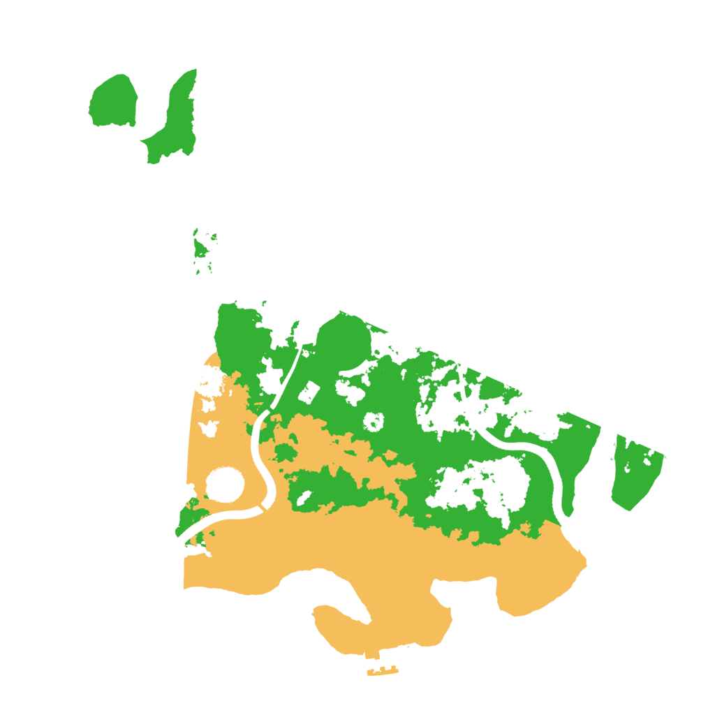 Biome Rust Map: Procedural Map, Size: 3500, Seed: 2107209078