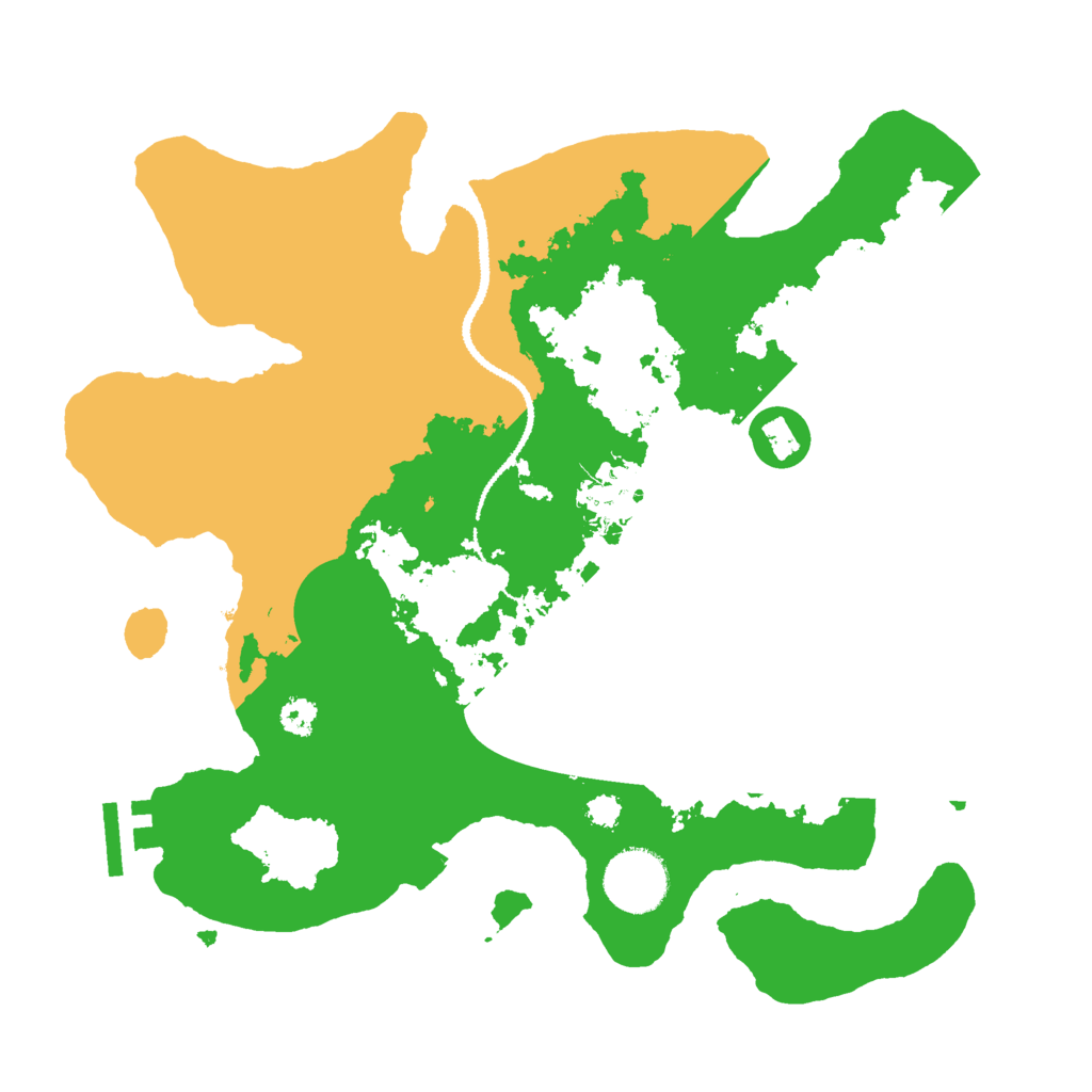 Biome Rust Map: Procedural Map, Size: 3000, Seed: 51165