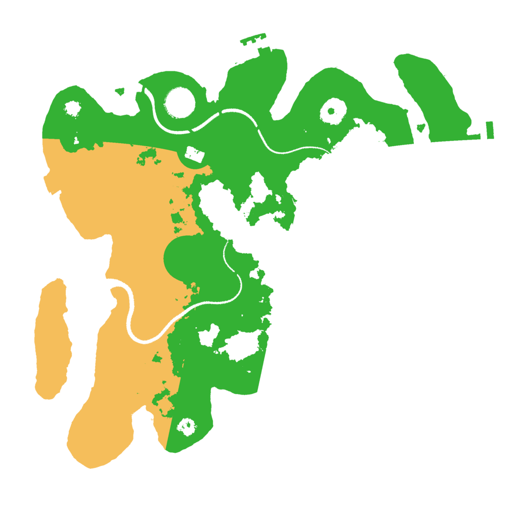 Biome Rust Map: Procedural Map, Size: 3000, Seed: 143118639