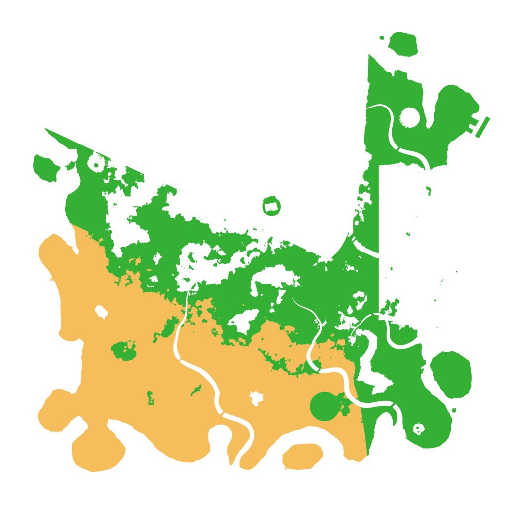 Biome Rust Map: Procedural Map, Size: 4500, Seed: 2375625