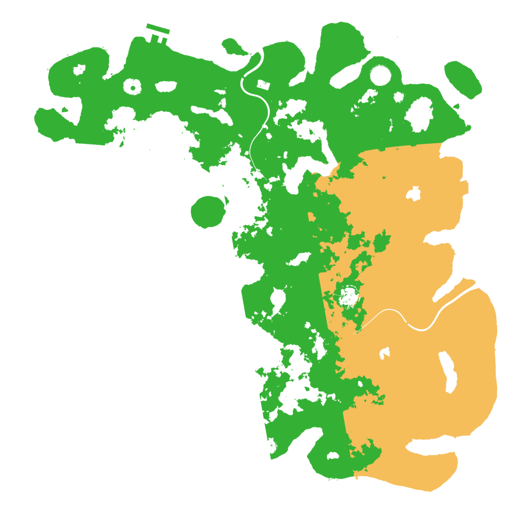 Biome Rust Map: Procedural Map, Size: 4500, Seed: 9354708